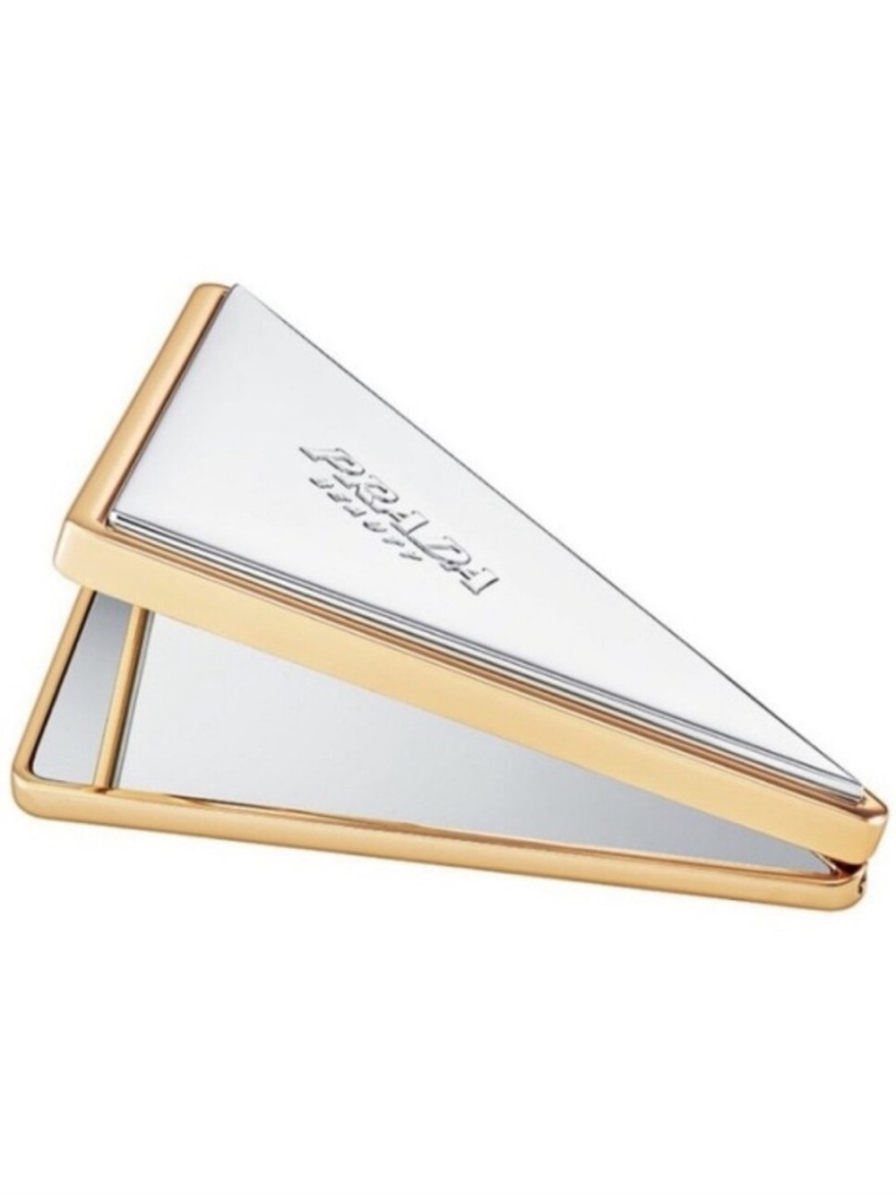 Prada Triangle Double-sided Compact Mirror